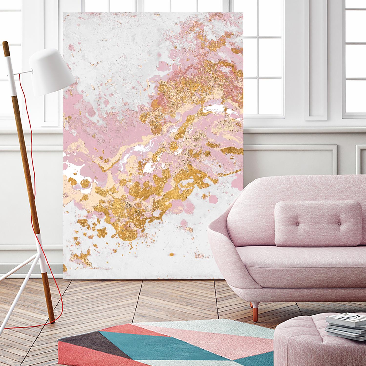 Pink Turbulence by Patricia Pinto on GIANT ART - pink abstract