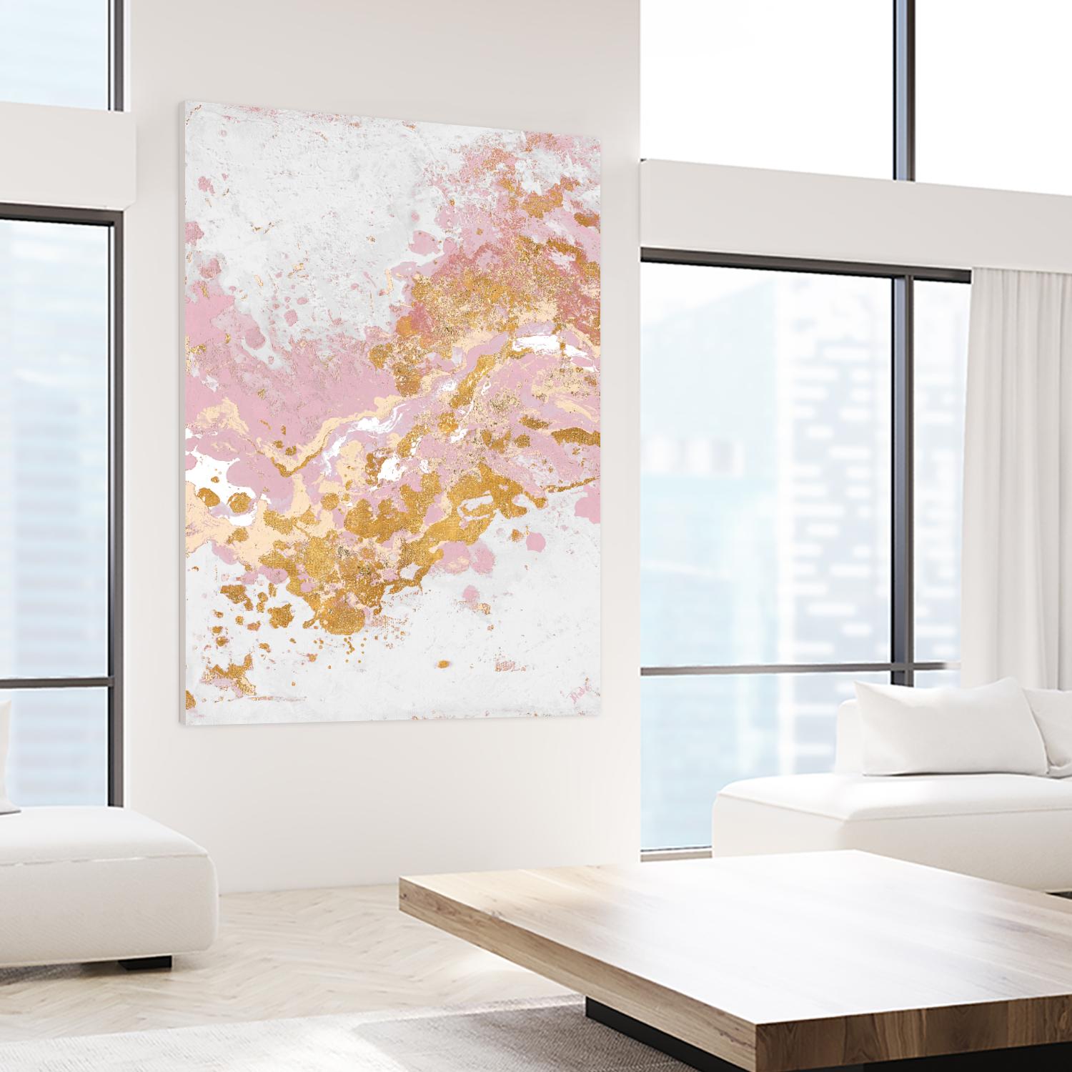 Pink Turbulence by Patricia Pinto on GIANT ART - pink abstract