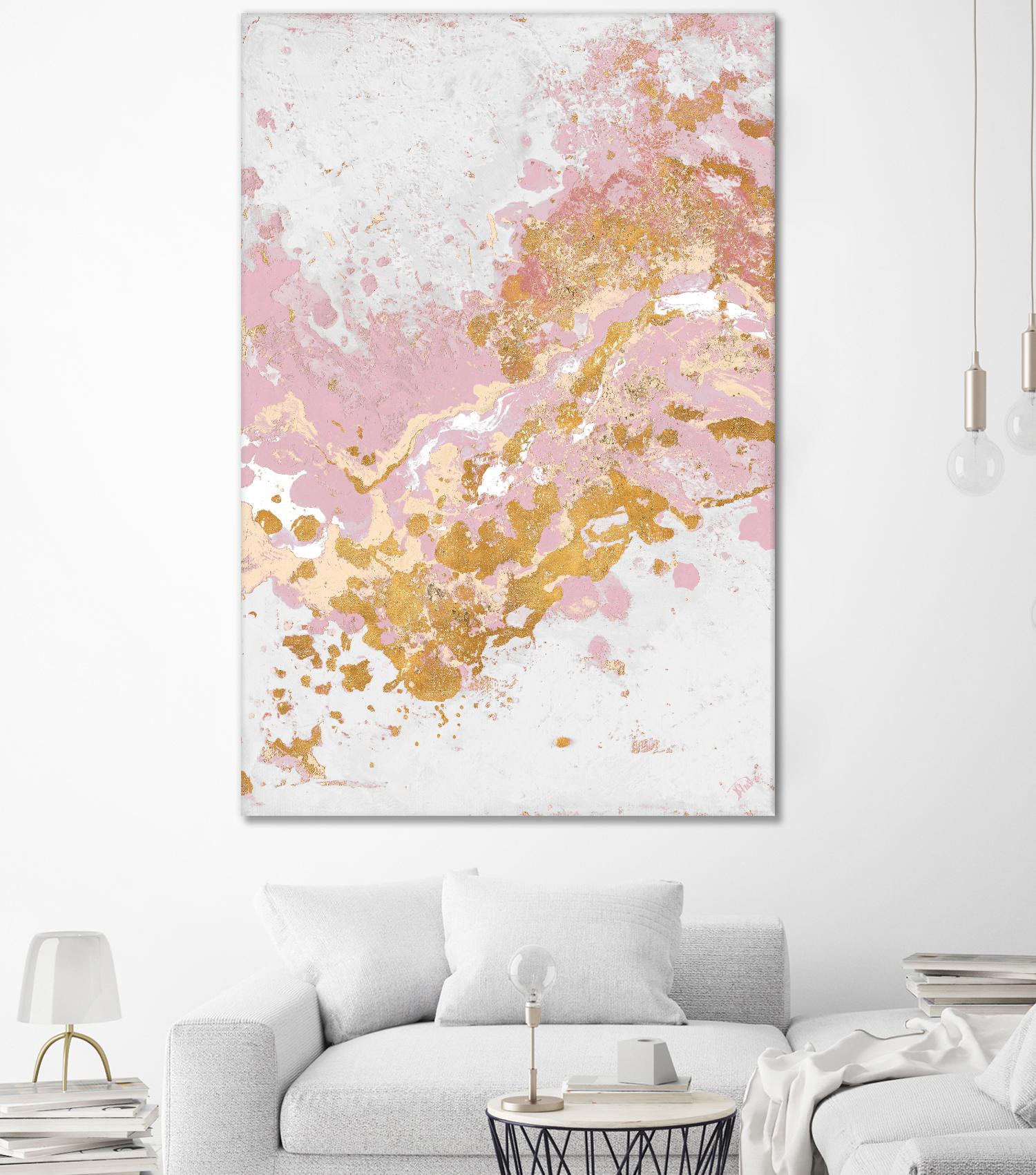 Pink Turbulence by Patricia Pinto on GIANT ART - pink abstract