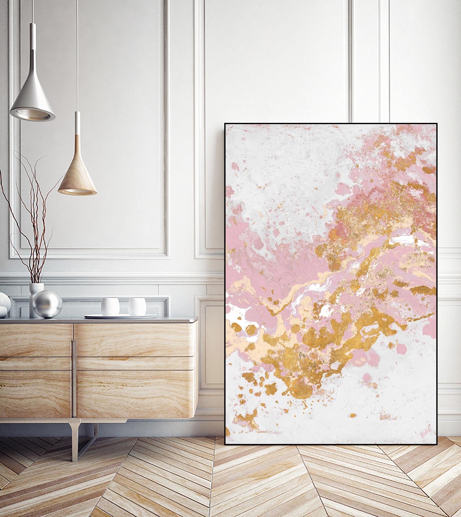 Pink Turbulence by Patricia Pinto on GIANT ART - pink abstract