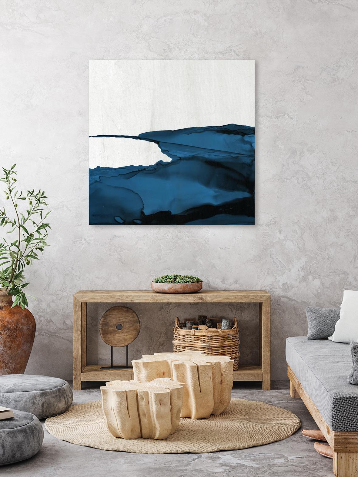 Royal Blue Escape II by Elizabeth Medley on GIANT ART - abstract