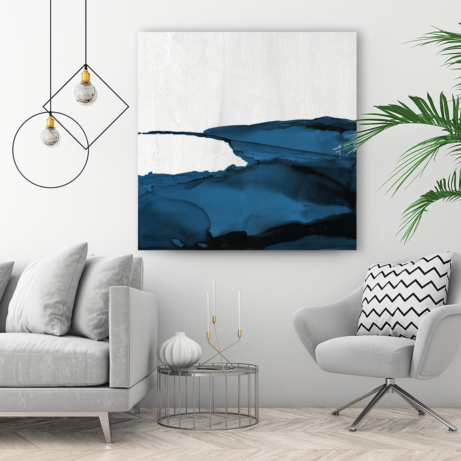 Royal Blue Escape II by Elizabeth Medley on GIANT ART - abstract