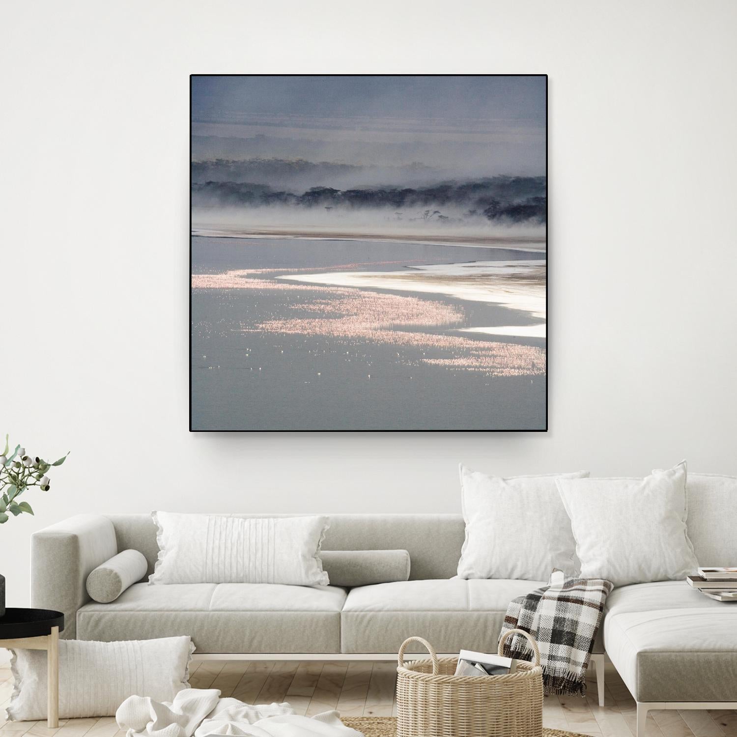 Flamingo Land Square by Carol Walker on GIANT ART - coastal abstract