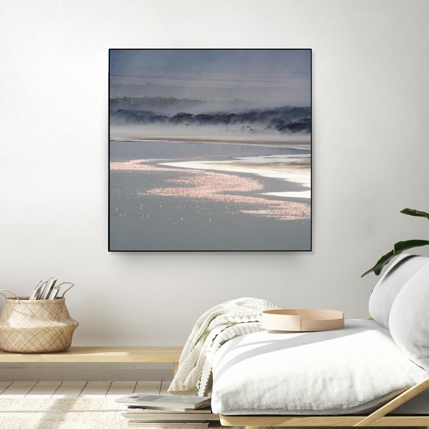 Flamingo Land Square by Carol Walker on GIANT ART - coastal abstract