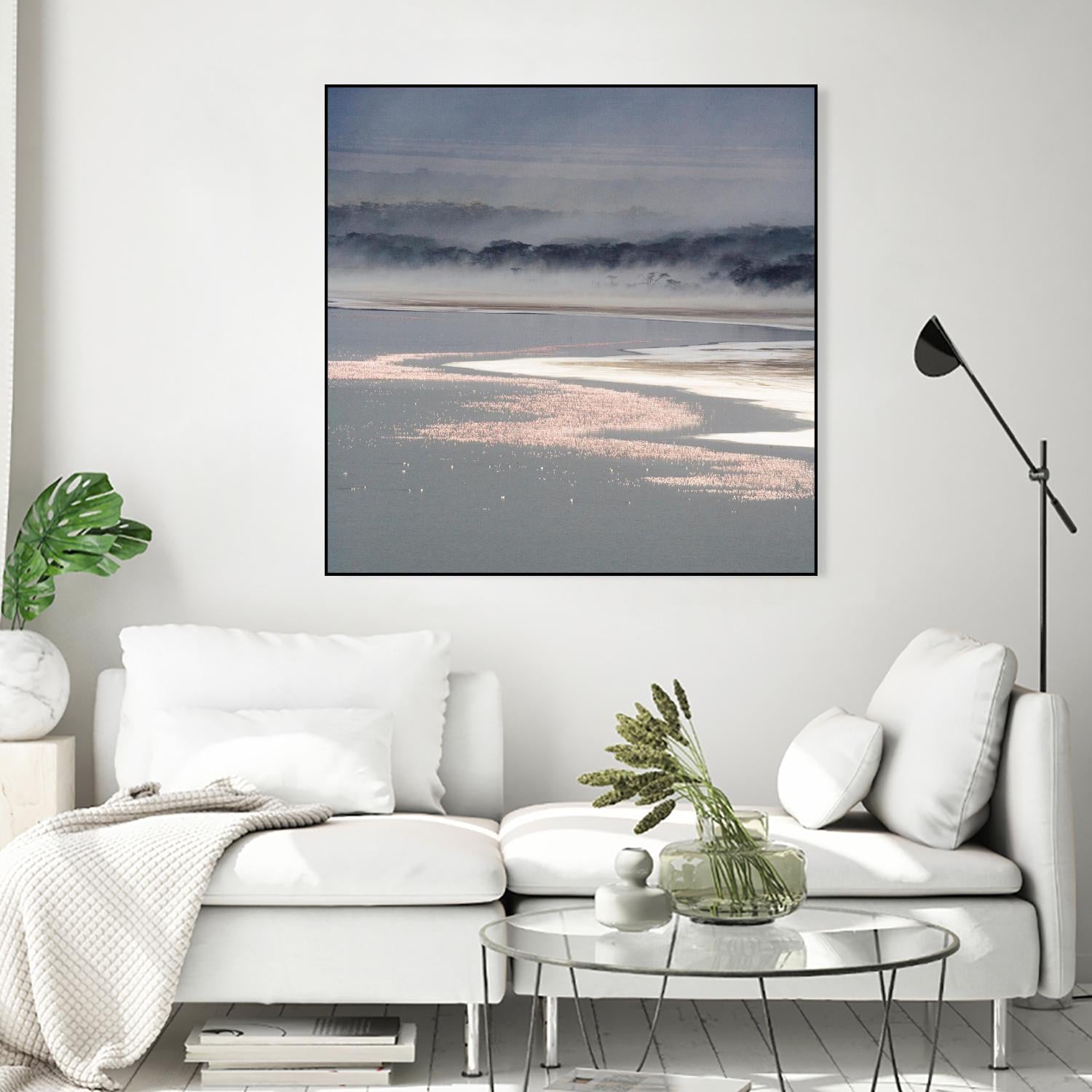 Flamingo Land Square by Carol Walker on GIANT ART - coastal abstract