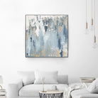 Blue Illusion Square III by Patricia Pinto on GIANT ART - abstract