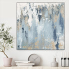 Blue Illusion Square III by Patricia Pinto on GIANT ART - abstract