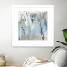 Blue Illusion Square III by Patricia Pinto on GIANT ART - abstract