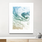 Deep Waves by Susan Bryant on GIANT ART - blue Abstract