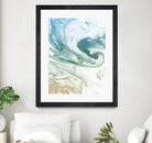 Deep Waves by Susan Bryant on GIANT ART - blue Abstract