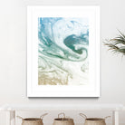 Deep Waves by Susan Bryant on GIANT ART - blue Abstract