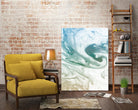 Deep Waves by Susan Bryant on GIANT ART - blue Abstract