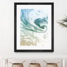 Deep Waves by Susan Bryant on GIANT ART - blue Abstract