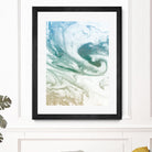 Deep Waves by Susan Bryant on GIANT ART - blue Abstract