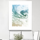 Deep Waves by Susan Bryant on GIANT ART - blue Abstract