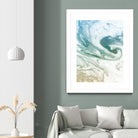 Deep Waves by Susan Bryant on GIANT ART - blue Abstract