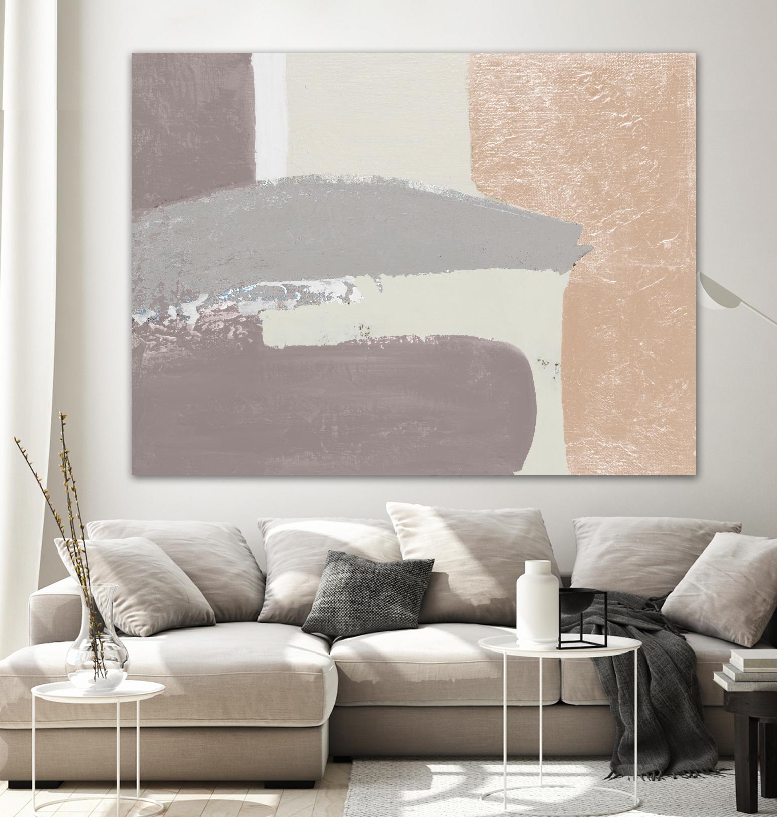 Early Morning Abstract by Patricia Pinto on GIANT ART - taupe Abstract