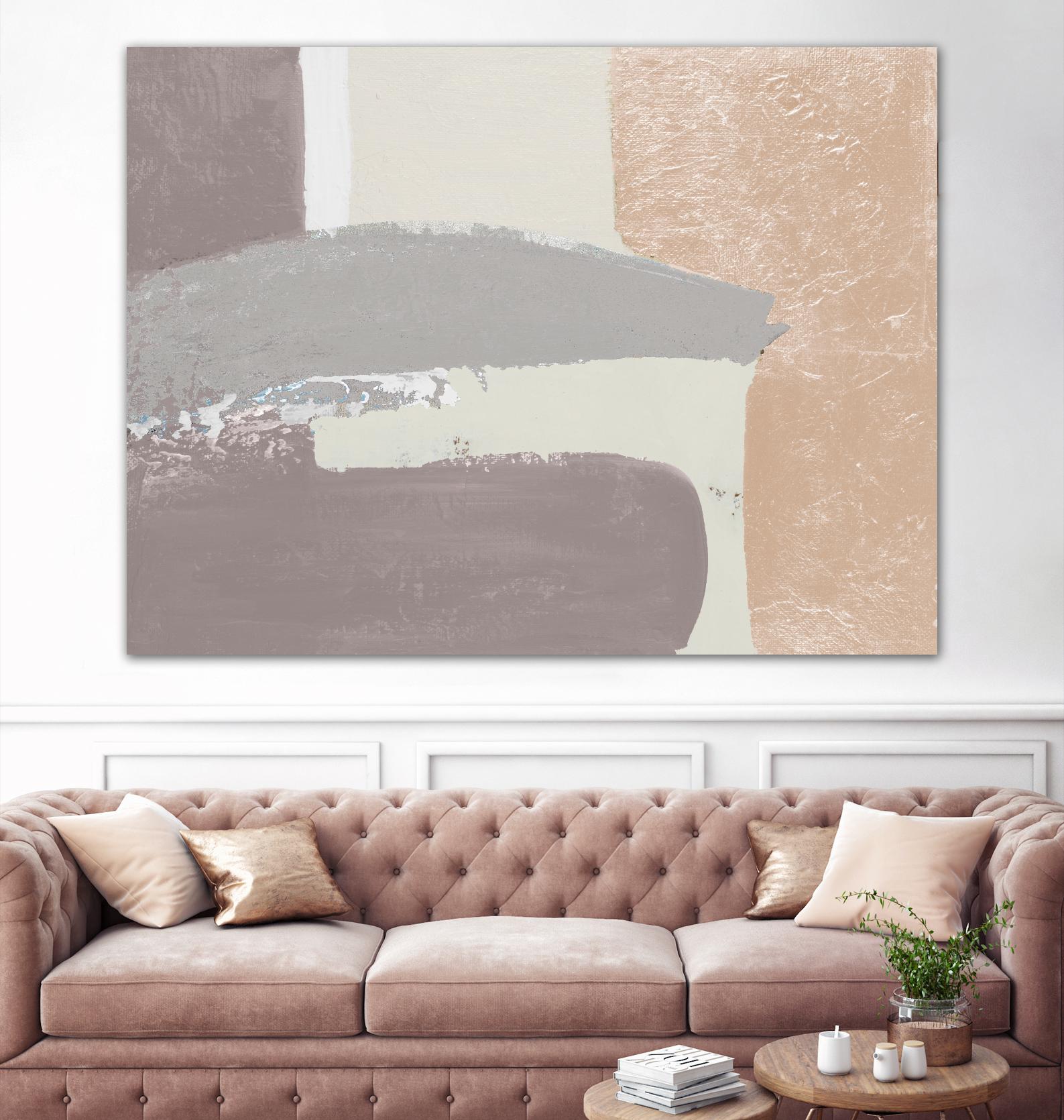 Early Morning Abstract by Patricia Pinto on GIANT ART - taupe Abstract