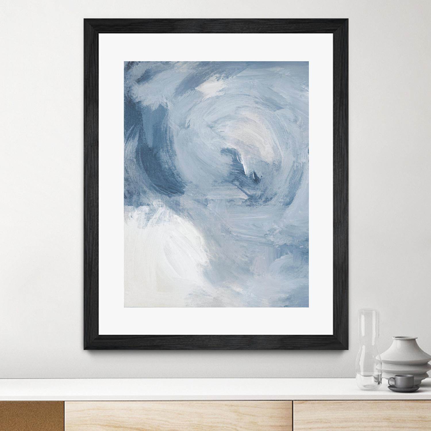 Blue Cloudy Dreams II by Lanie Loreth on GIANT ART - abstract
