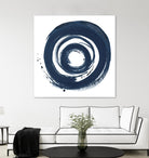African Navy Circle Abstract by Patricia Pinto on GIANT ART - multi Abstract