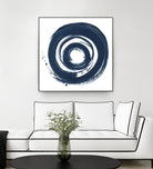 African Navy Circle Abstract by Patricia Pinto on GIANT ART - multi Abstract