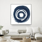 African Navy Circle Abstract by Patricia Pinto on GIANT ART - multi Abstract