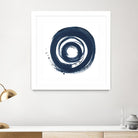 African Navy Circle Abstract by Patricia Pinto on GIANT ART - multi Abstract