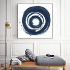 African Navy Circle Abstract by Patricia Pinto on GIANT ART - multi Abstract