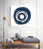 African Navy Circle Abstract by Patricia Pinto on GIANT ART - multi Abstract