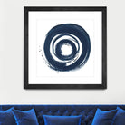 African Navy Circle Abstract by Patricia Pinto on GIANT ART - multi Abstract