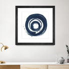 African Navy Circle Abstract by Patricia Pinto on GIANT ART - multi Abstract