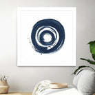 African Navy Circle Abstract by Patricia Pinto on GIANT ART - multi Abstract