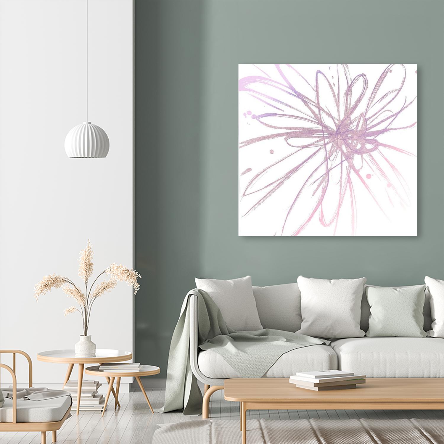 Pink Burst I by L. Hewitt on GIANT ART - multi abstract