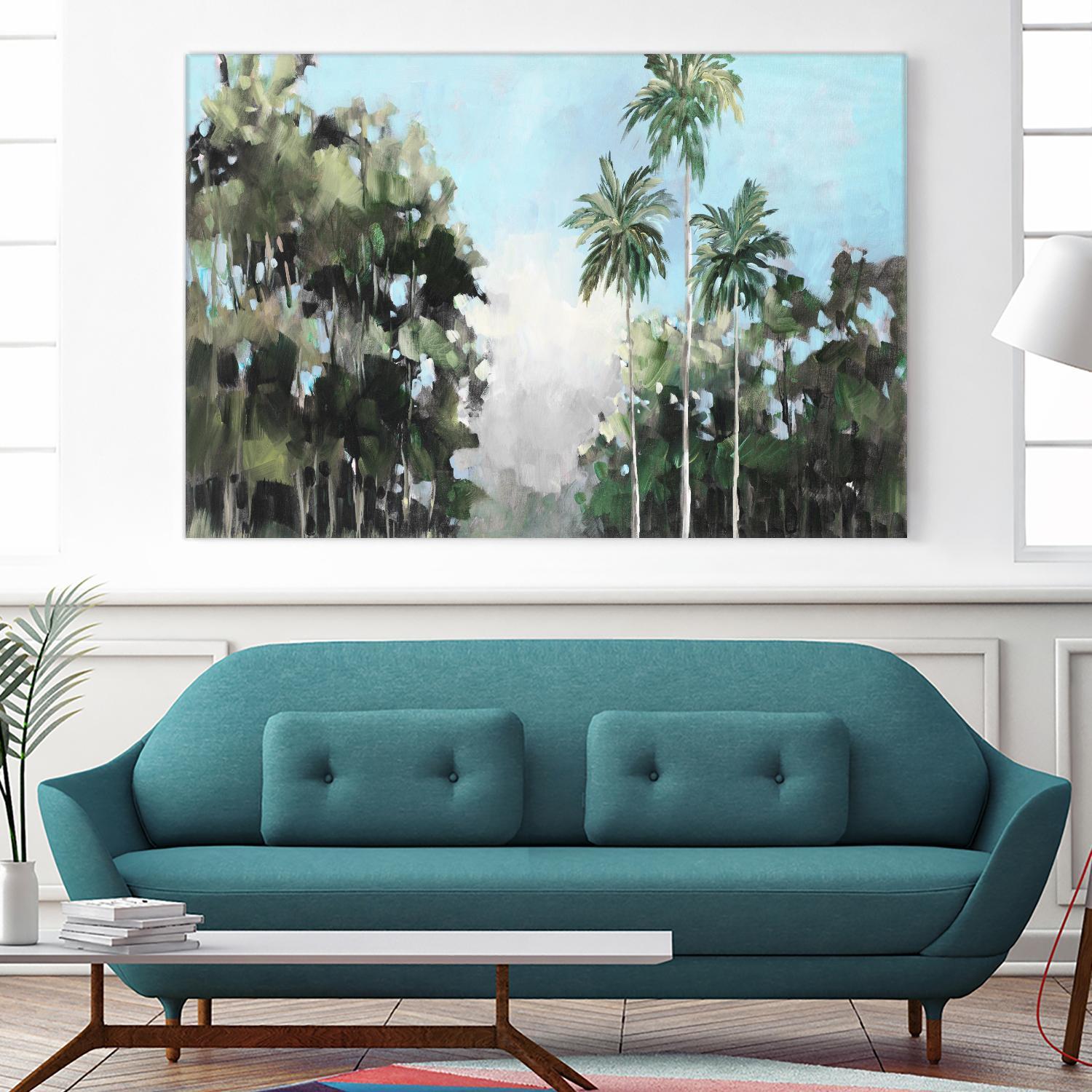 Palms On The Coast by Jane Slivka on GIANT ART - palms coastal