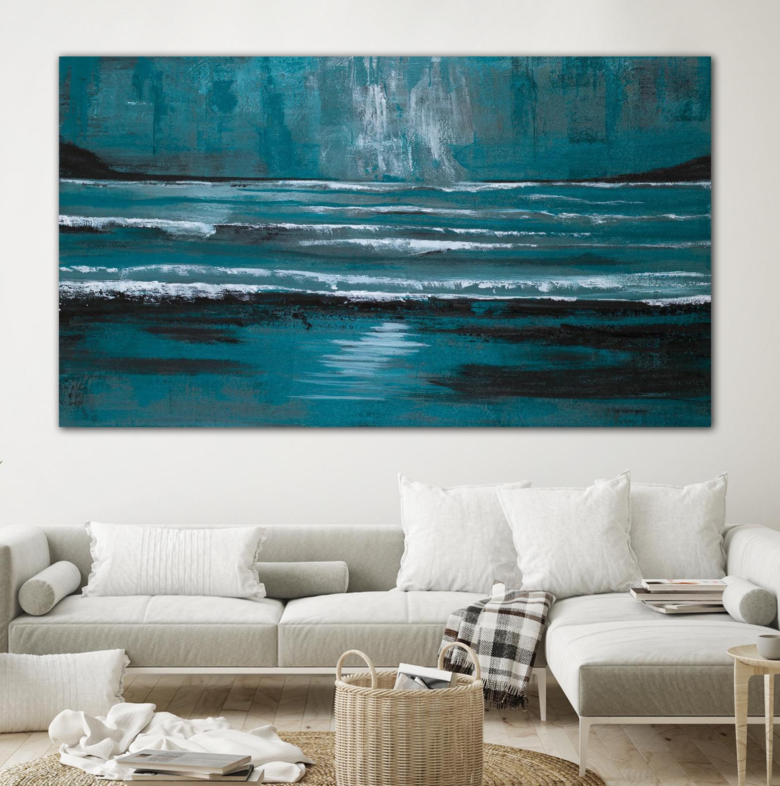 Blue Escape by Gina Ritter on GIANT ART - coastal abstract