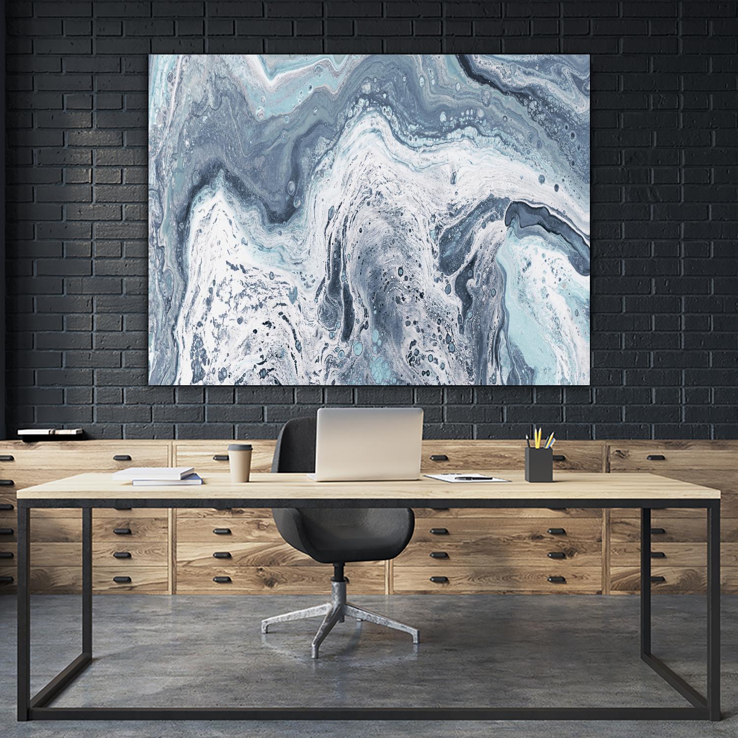 Calm Sea Abstract by Julie DeRice on GIANT ART - multi abstract