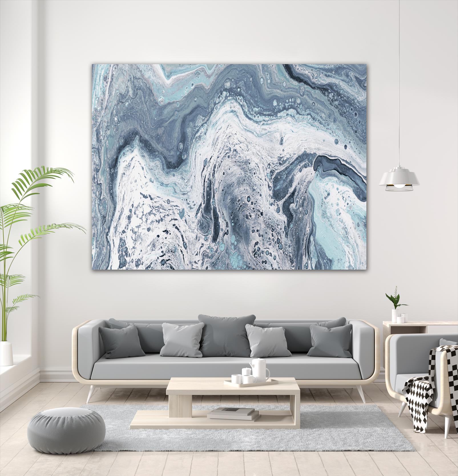 Calm Sea Abstract by Julie DeRice on GIANT ART - multi abstract