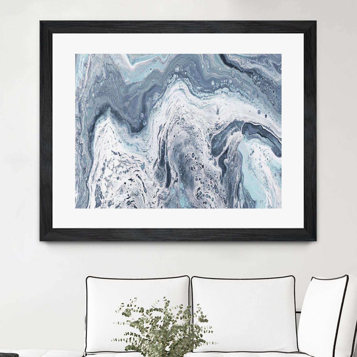 Calm Sea Abstract by Julie DeRice on GIANT ART - multi abstract