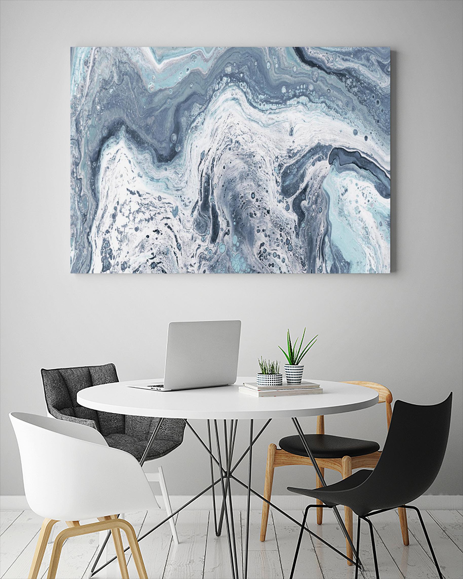 Calm Sea Abstract by Julie DeRice on GIANT ART - multi abstract