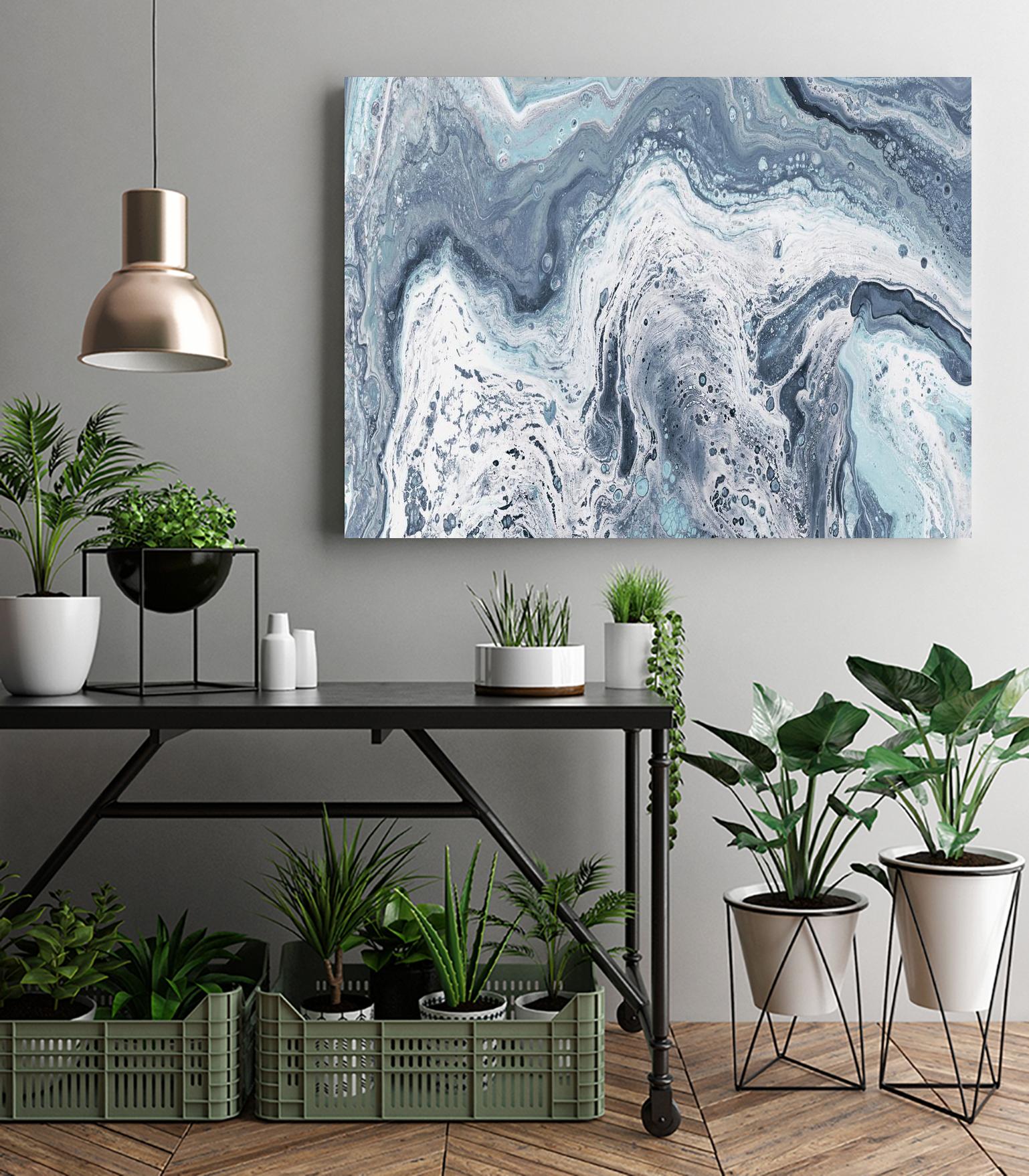 Calm Sea Abstract by Julie DeRice on GIANT ART - multi abstract