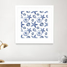 Deep Ocean Treasures White Pattern by Janice Gaynor on GIANT ART - coastal pattern