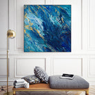 Blue Marble by Tiffany Hakimipour on GIANT ART - abstract