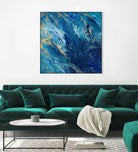 Blue Marble by Tiffany Hakimipour on GIANT ART - abstract