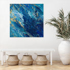 Blue Marble by Tiffany Hakimipour on GIANT ART - abstract