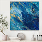 Blue Marble by Tiffany Hakimipour on GIANT ART - abstract