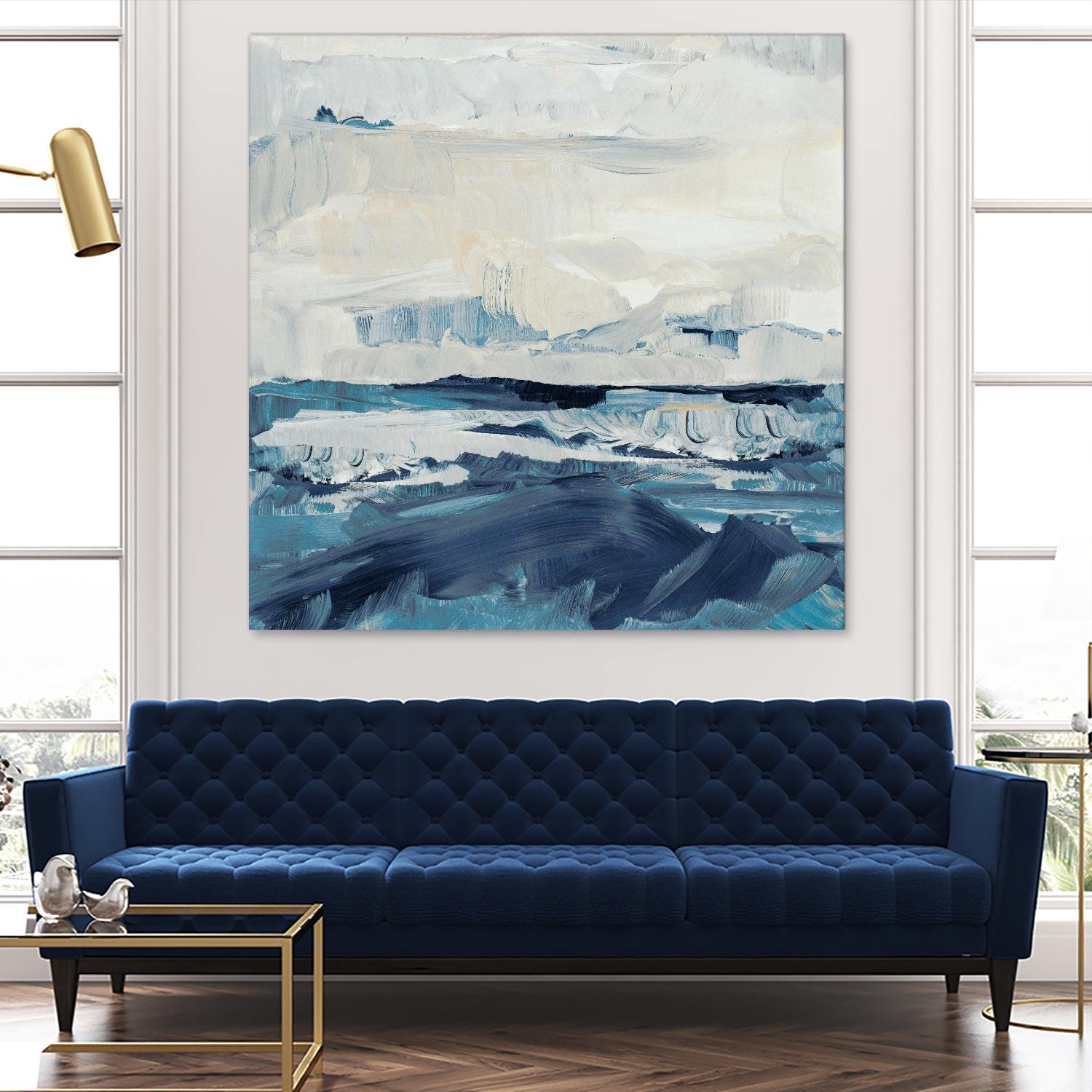 Freedom of the Blue Sea II by Lanie Loreth on GIANT ART - coastal abstract