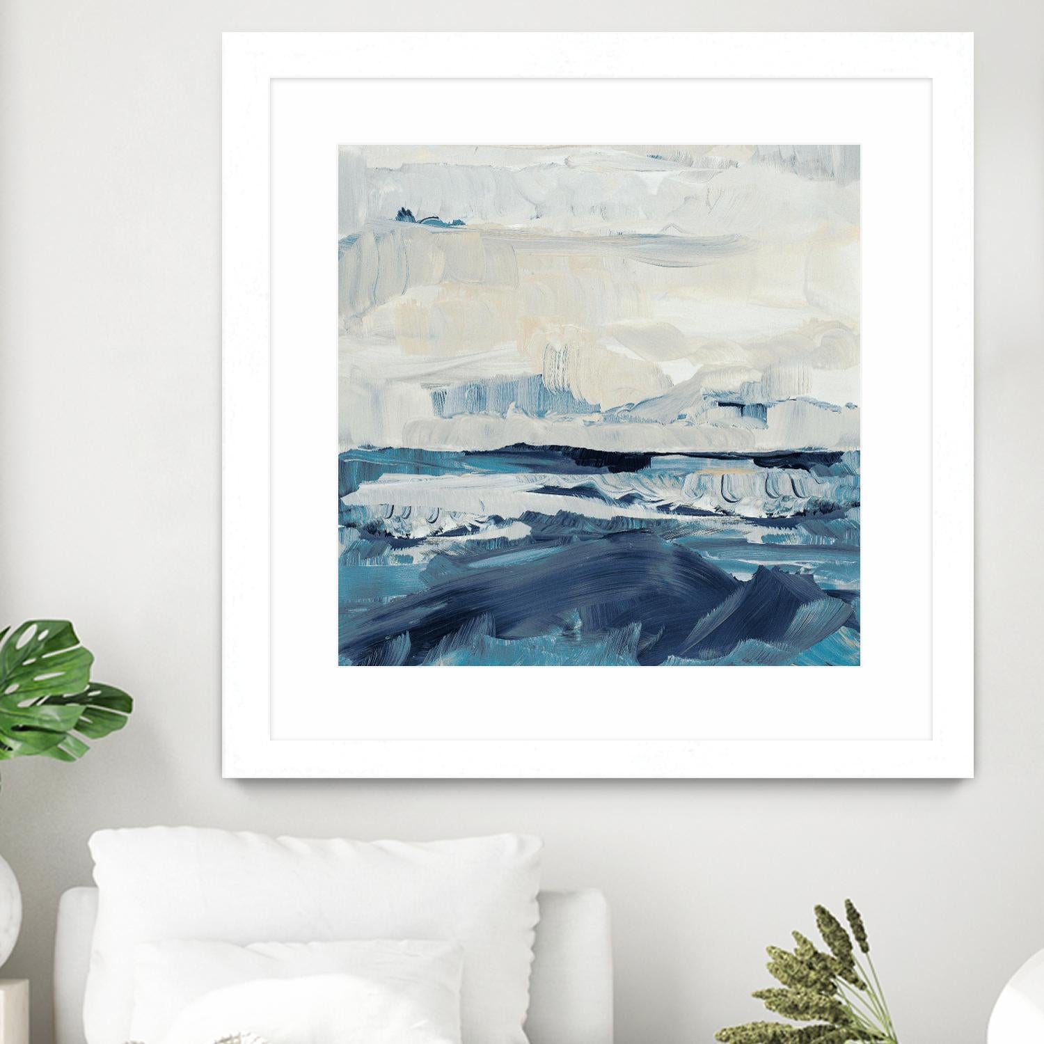 Freedom of the Blue Sea II by Lanie Loreth on GIANT ART - coastal abstract