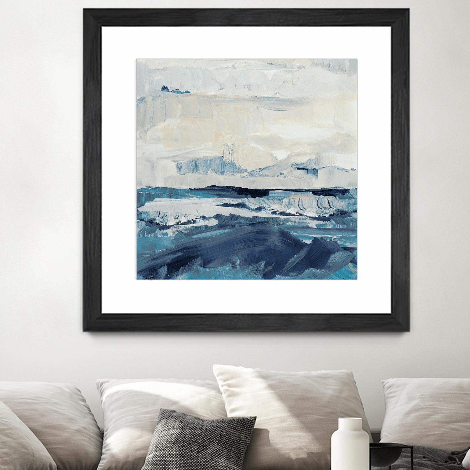 Freedom of the Blue Sea II by Lanie Loreth on GIANT ART - coastal abstract