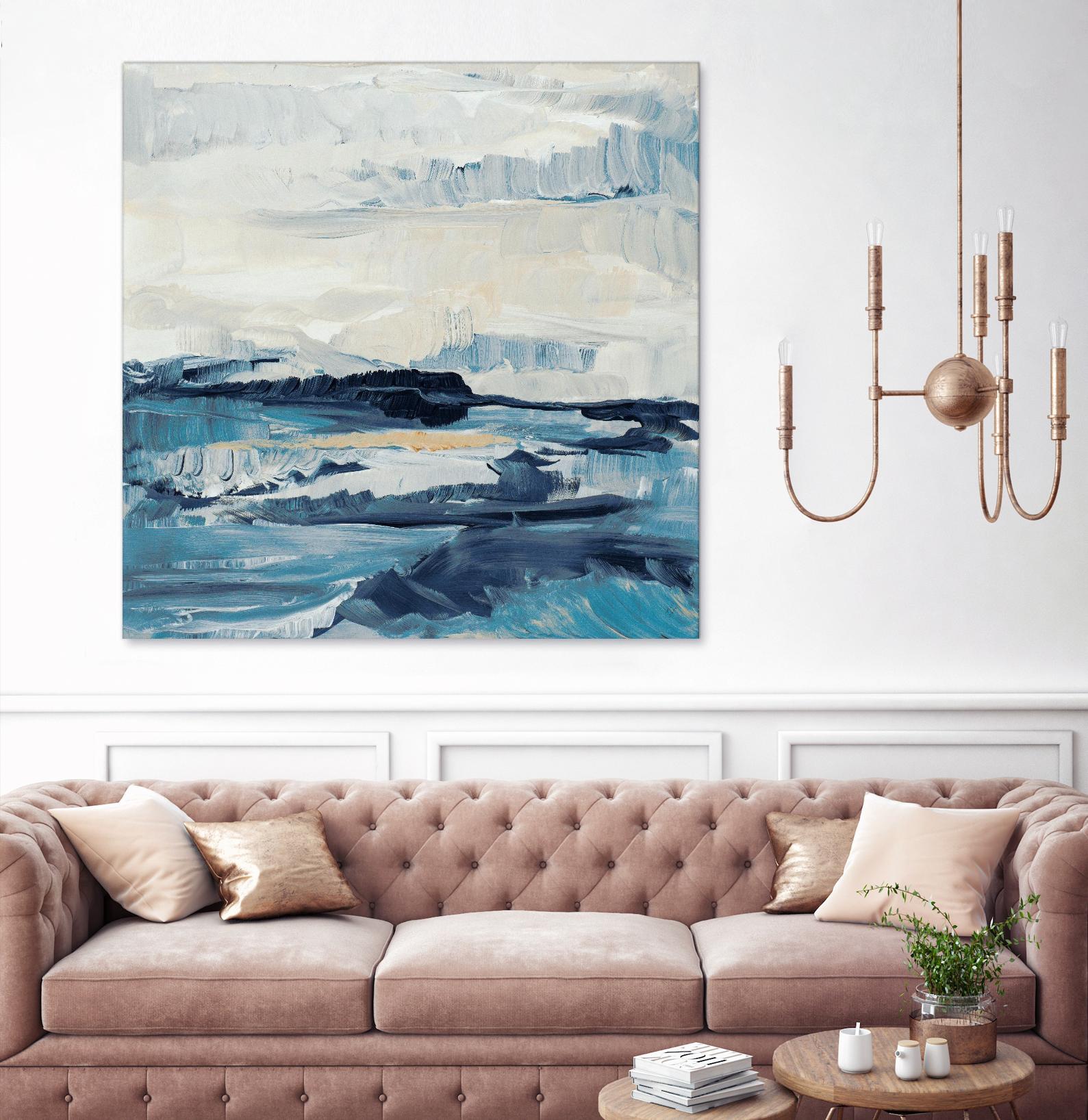 Freedom Of The Blue Sea I by Lanie Loreth on GIANT ART - coastal abstract