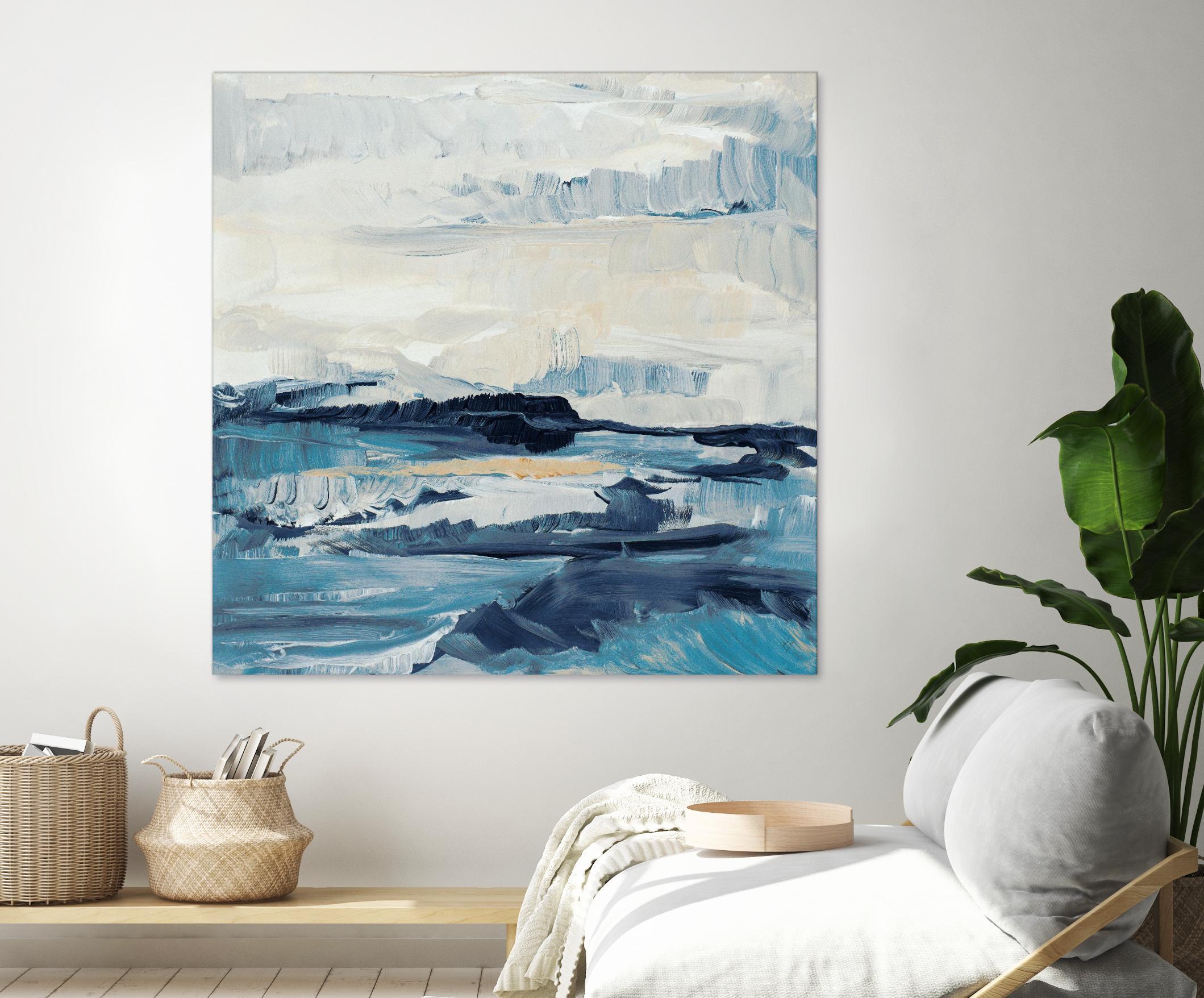 Freedom Of The Blue Sea I by Lanie Loreth on GIANT ART - coastal abstract